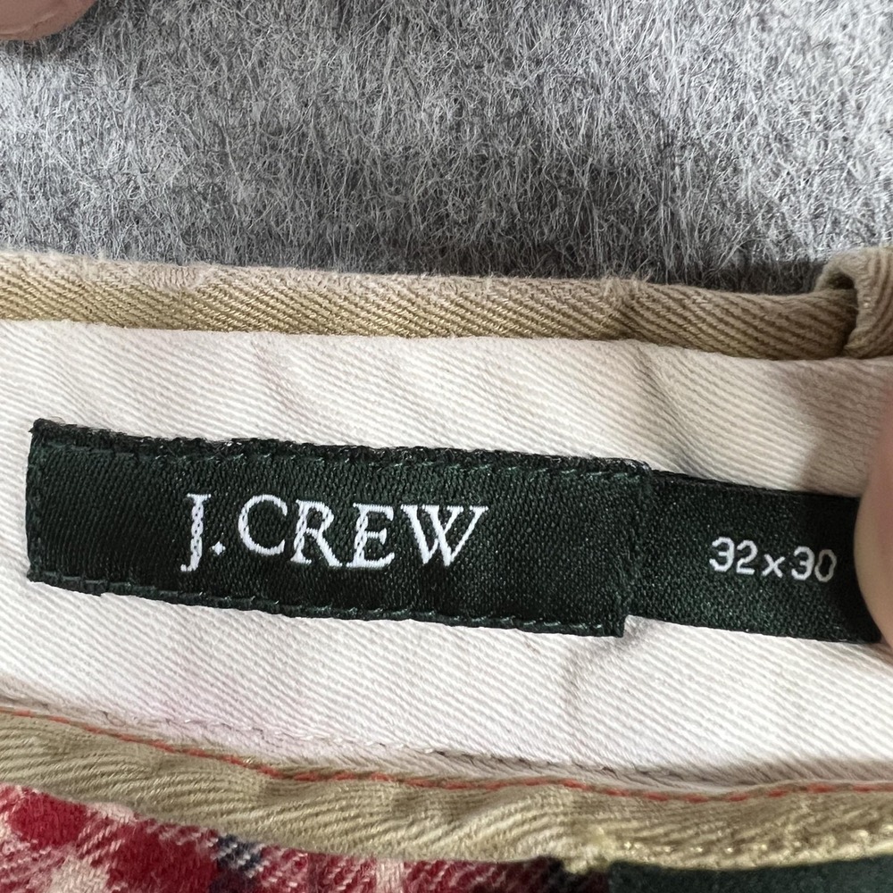 Vintage J Crew Pants Mens 32x30 Beige Khaki Flannel Lined Chino Winter Thermal - Picture 4 of 16